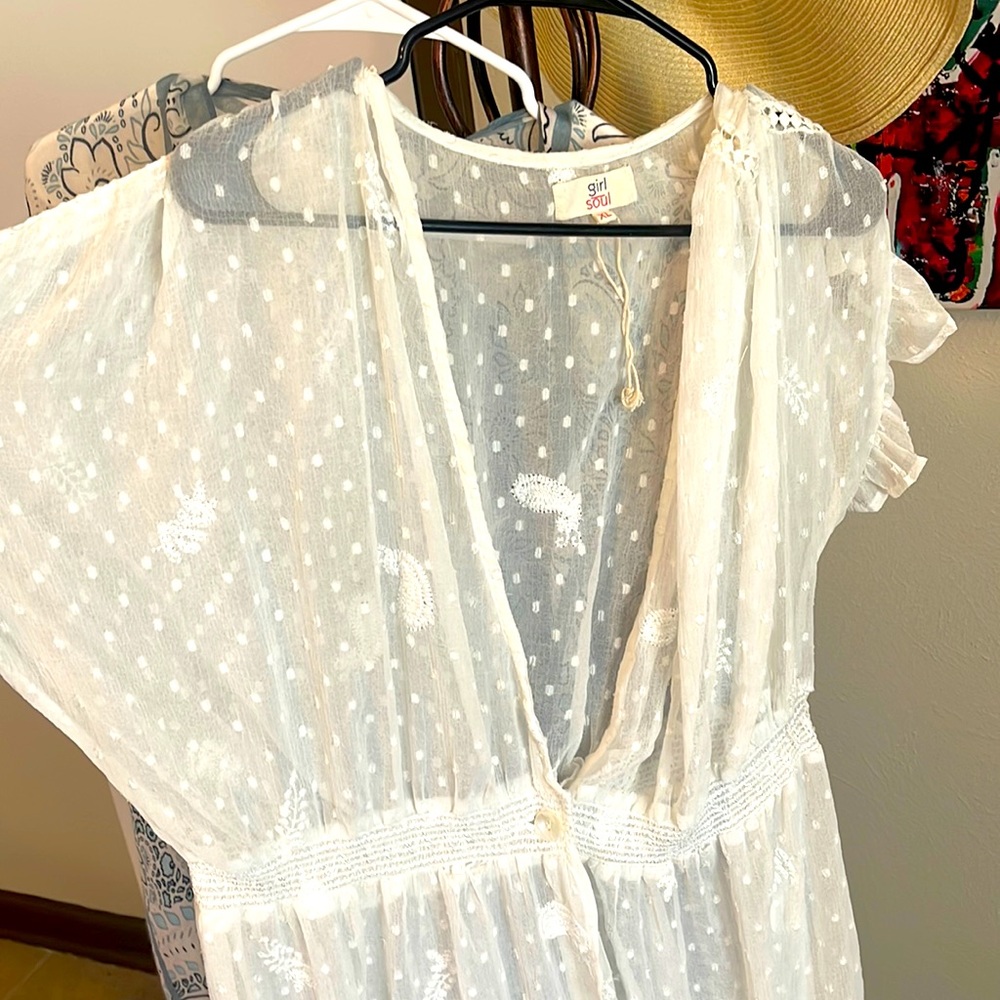 Light see through summer dress